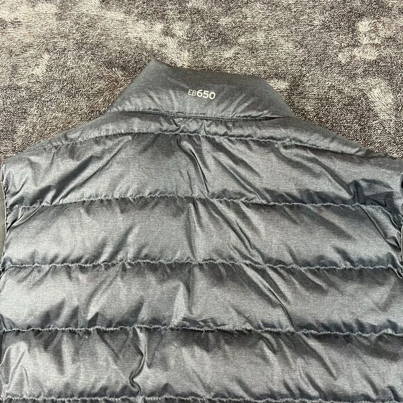 Eddie Bauer EB650 Down Puffer Vest Men's S Gray Sleeveless Full Zip Outdoor - Picture 7 of 9